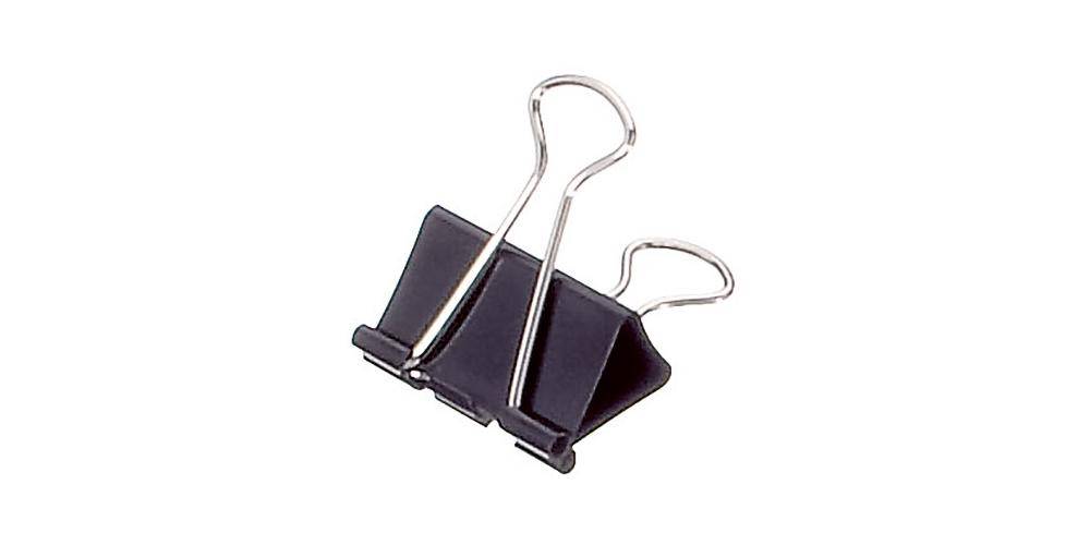 MAUL Foldbackklemmer y® 32mm 13mm Stahl schwarz 12 St./Pack.-0