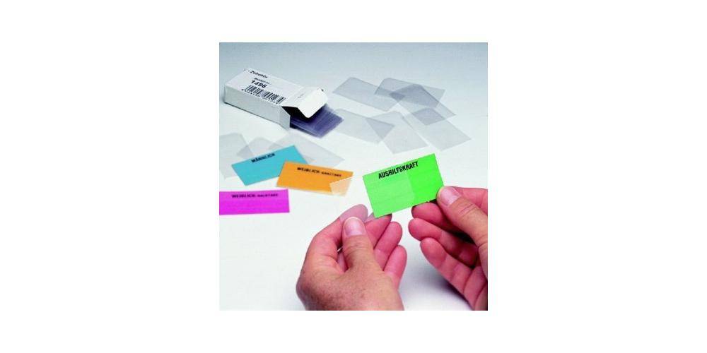 Ultradex Einsteckkarte 60x32mm blau 90 St./Pack. 140607-2
