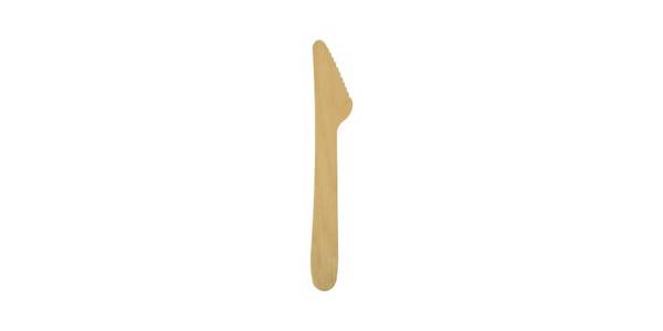 PAPSTAR Messer Pure 18200 16,5cm Holz 100 St./Pack.