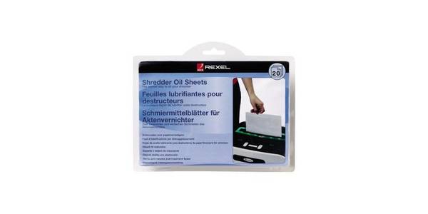 Rexel Öl-Blätter 2101949 für Aktenvernichter 20 St./Pack.