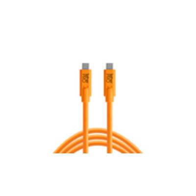 Tether Tools USB-Kabel  USB-C® Stecker, USB-C® Stecker 4.60 m Orange  CUC15-ORG