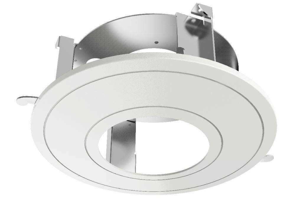 Hikvision DS-1227ZJ-DM42 Deckenhalterung, Stahl und Kunststoff, weiß, einfaches Installationsdesign, robuste Bauweise-0