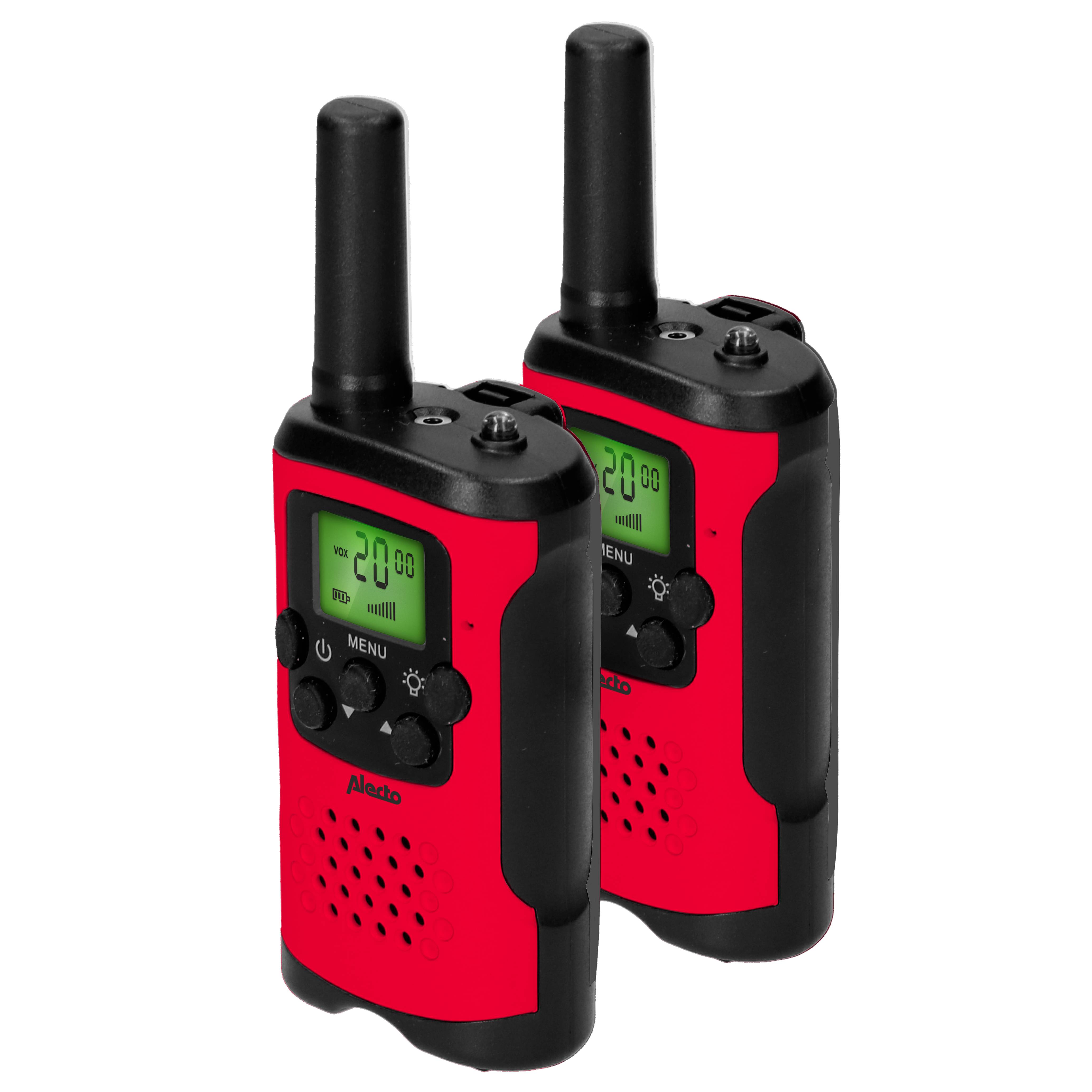 Alecto Walkie-Talkie-Set FR115RD Rot-sw-1