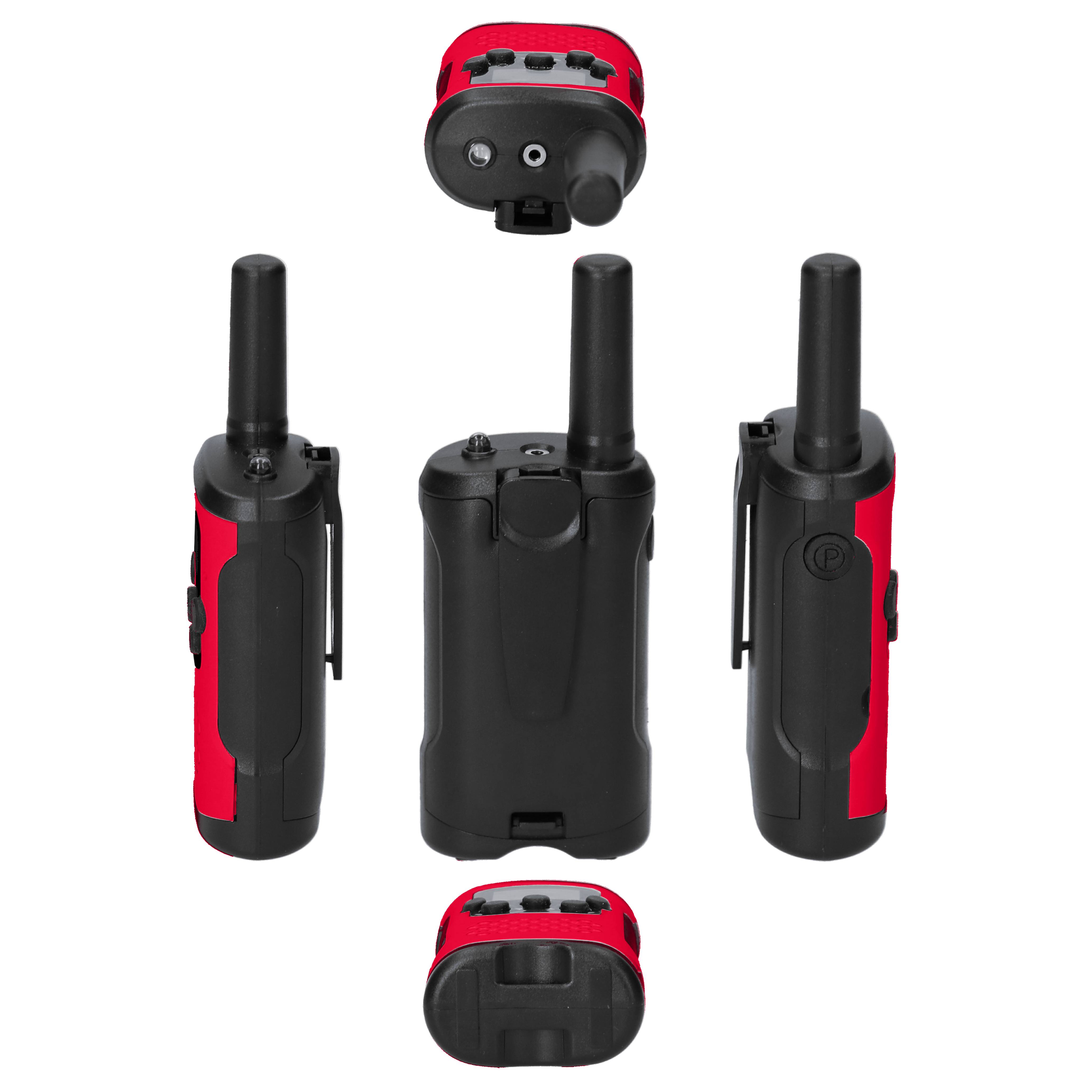 Alecto Walkie-Talkie-Set FR115RD Rot-sw-4