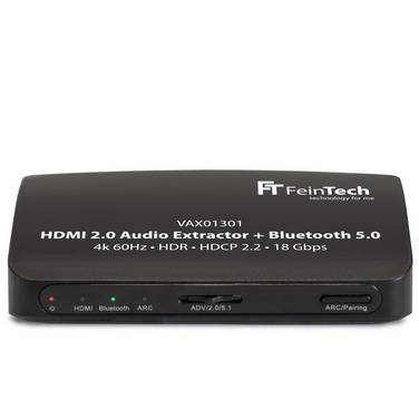 FeinTech VAX01301 HDMI Audio Extractor mit Bluetooth Sender und ARC