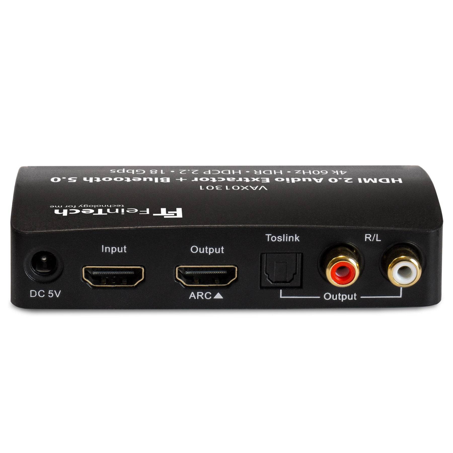 FeinTech VAX01301 HDMI Audio Extractor mit Bluetooth Sender und ARC-1