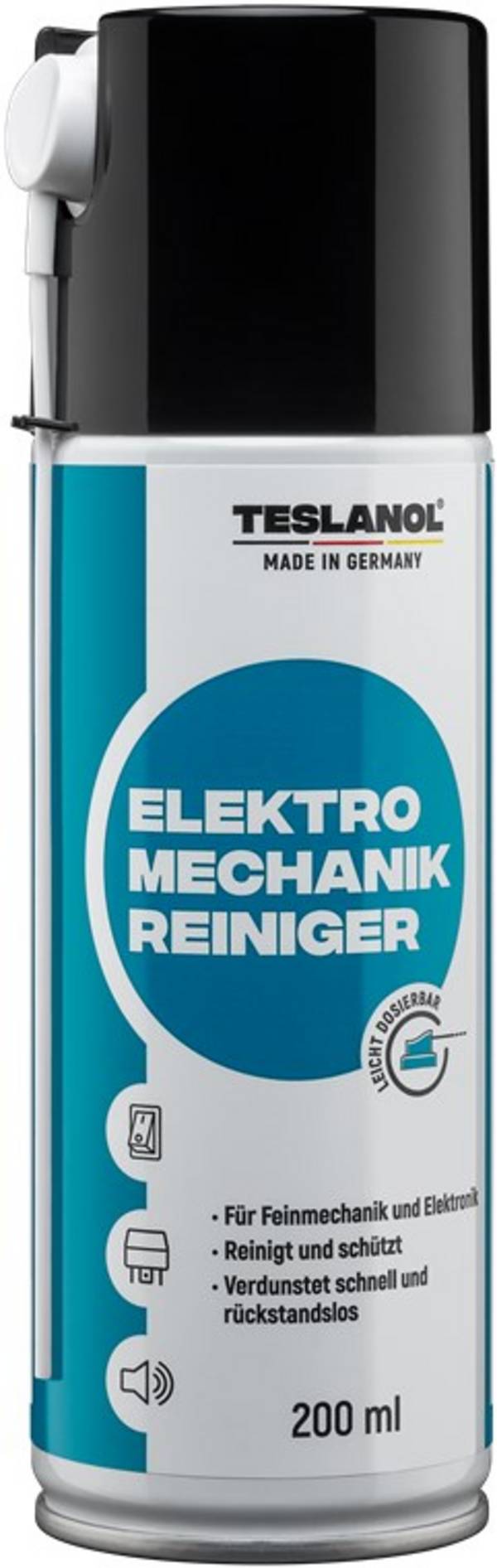 Teslanol Elektro-Mechanik-Reinigerspray reinigt, schützt und isoliert präzise - 200 ml 200 ml