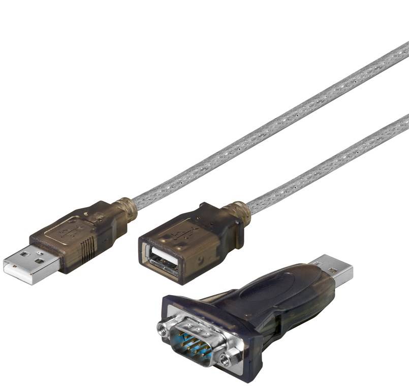 95436 - Transparent - 1,5 m - USB Typ-A - RS-232 - Männlich - Männlich-4