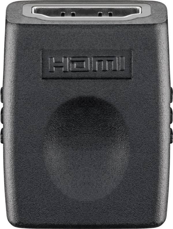 Goobay HDMI™-Adapter (Kupplung), vernickelt HDMI™-Buchse (Typ A) > HDMI™-Buchse (Typ A) Schwarz