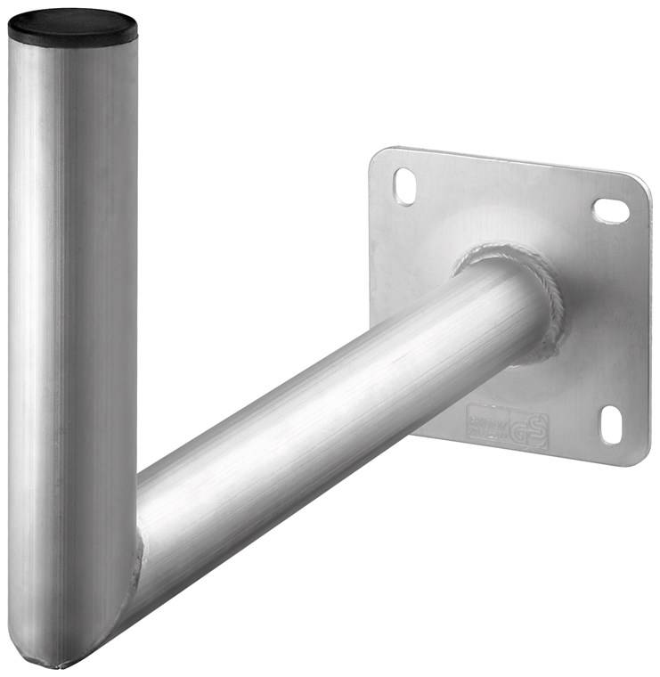 Befestigungskit (Wandbefestigung) für Satellitenschüssel - Aluminium - weiß-0