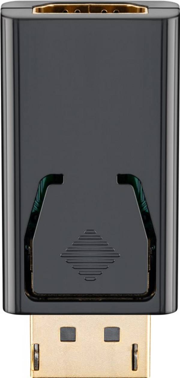 Goobay DisplayPort auf HDMI™-Adapter 1.1, vergoldet DisplayPort-Stecker > HDMI™-Buchse (Typ A) Schwarz