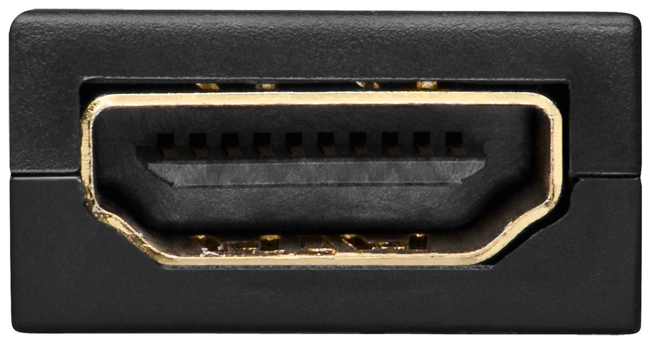 Goobay DisplayPort auf HDMI™-Adapter 1.1, vergoldet DisplayPort-Stecker > HDMI™-Buchse (Typ A) Schwarz-2