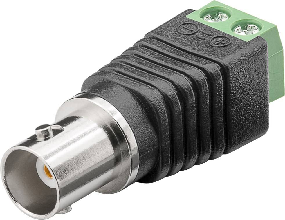 Goobay Terminal Block 2-pin > BNC-Buchse mit Schraubbefestigung-0