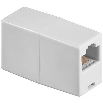 Goobay ISDN-Adapter RJ45-Buchse (8P8C) > RJ45-Buchse (8P8C) Weiß-0