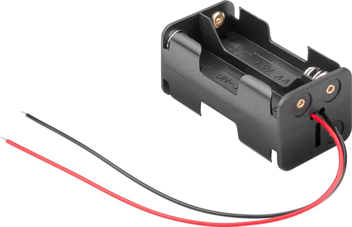 Goobay 4x Batteriehalter lose Kabelenden-0