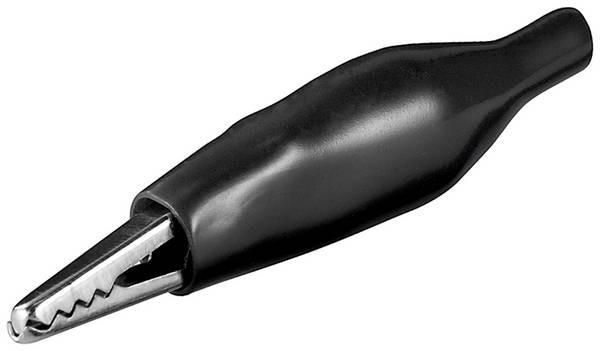 Goobay Krokodilklemme Länge 32,5 mm Schwarz