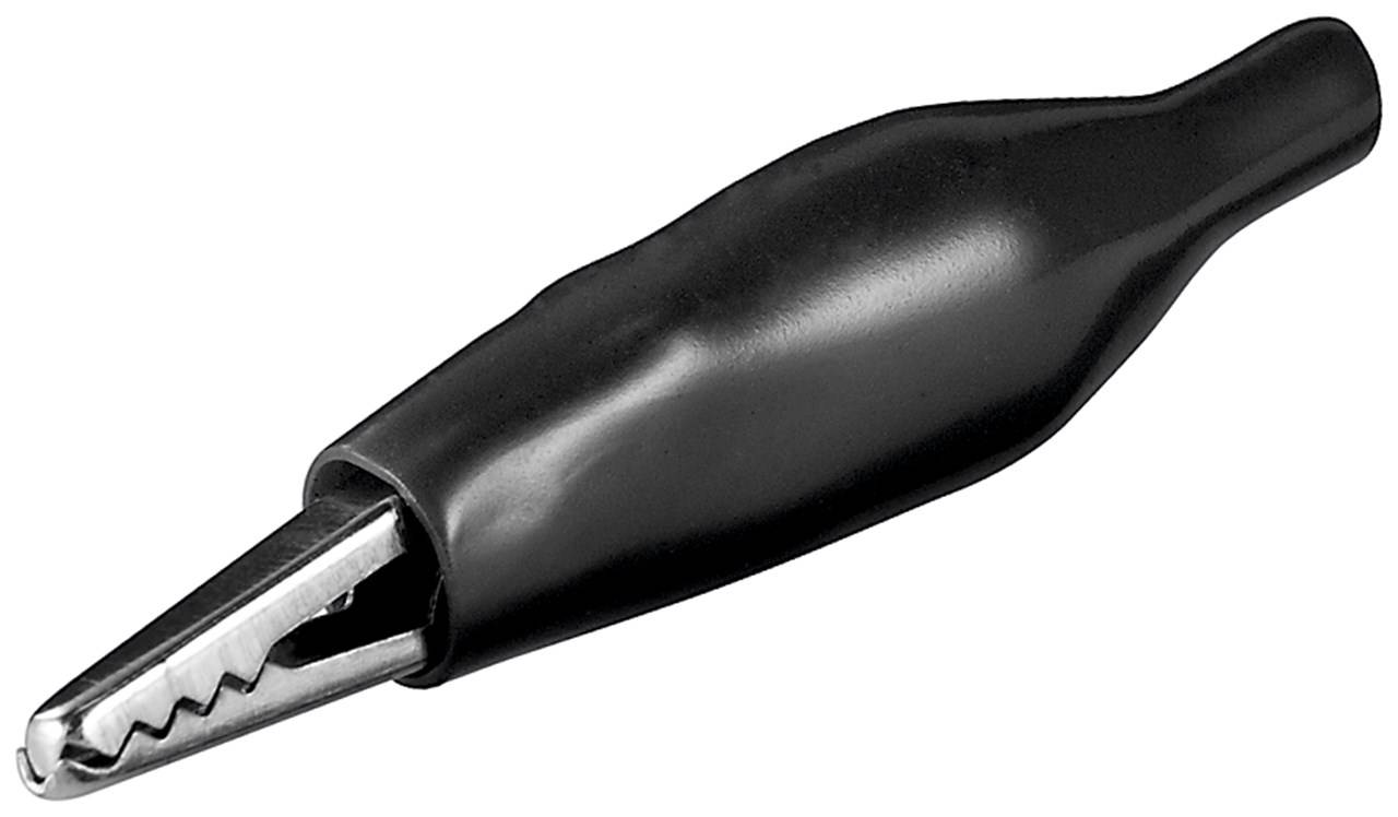 Goobay Krokodilklemme Länge 32,5 mm Schwarz-0