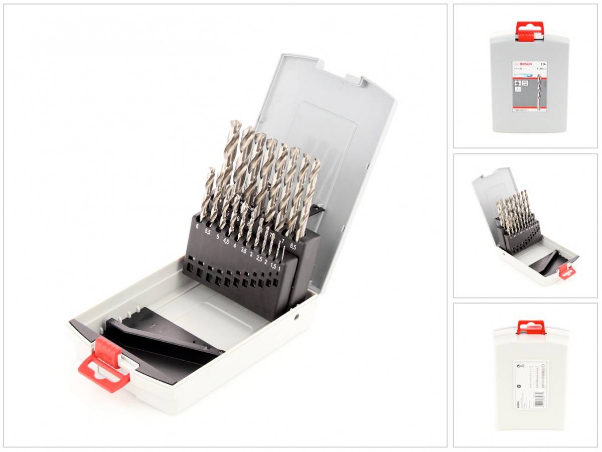 Bosch Pro Box Metallbohrer Set HSS-G - 19 - teilig 1 - 10 mm ( 2608587013 )-0