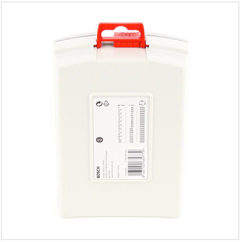 Bosch Pro Box Metallbohrer Set HSS-G - 19 - teilig 1 - 10 mm ( 2608587013 )-4