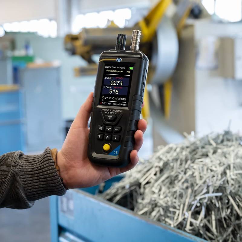 PCE Instruments Partikelzähler PCE-MPC 15 |orientierende Messung |Datenlogger |max.(=) 1000 µg/m³ |Massenkonzentration-6