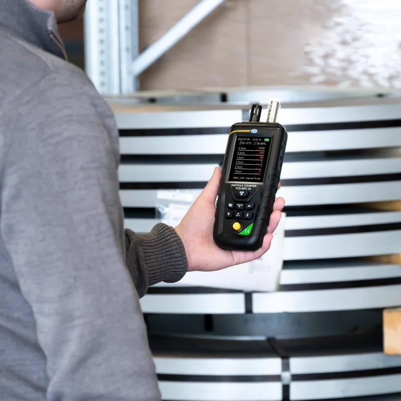 PCE Instruments Partikelzähler PCE-MPC 25 |orientierende Messung |Datenlogger |max.(=) 1000 µg/m³ |Massenkonzentration-5