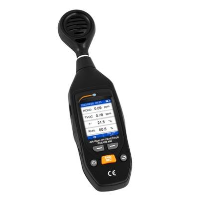 PCE Instruments Luftqualitätsmesser PCE-EM 880 |HCHO 5,00 mg/m³ |TVOC 9,99 mg/m³ |Temperatur |Feuchte |Speicher