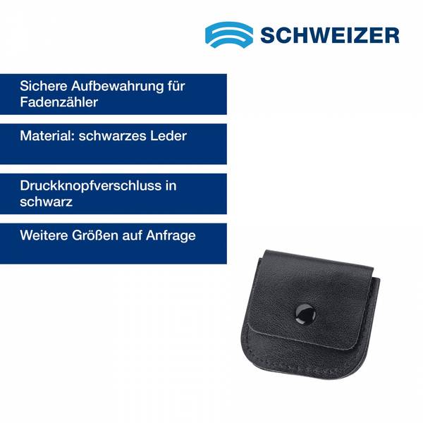 SCHWEIZER  Lederetui, schwarz für 35300 / 37300 / 37310