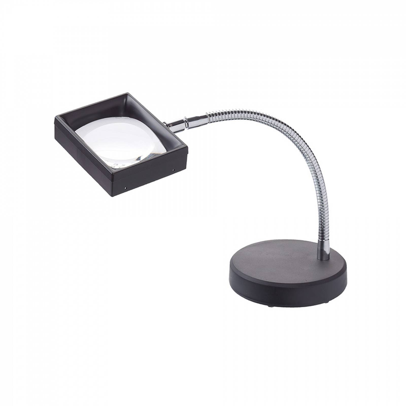 SCHWEIZER Arbeitsstandlupe KUNSTSTOFF Tischklemme 3 x / 100 x 75 mm, asphärisch-1
