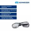 SCHWEIZER Set Tech-Line INDUKTION 4500K 2 x / 4 x ; Ø 70 / Ø 22,8 mm, bifokal, bikonvex