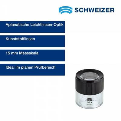 SCHWEIZER Standlupe Basic-Line SKALA 10 x / Ø 30 mm, aplanatisch-0