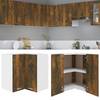 vidaXL Eck-Hängeschrank Lyon Räuchereiche 57x57x60 cm Holzwerkstoff