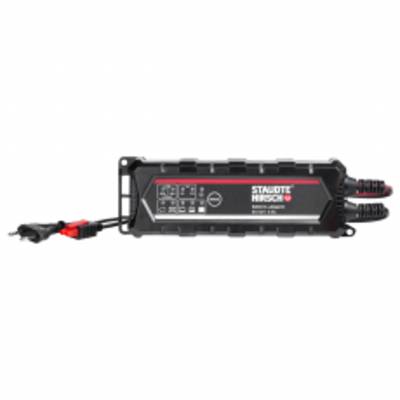 Staudte Hirsch Batterie Ladegerät SH-3.130 6V/12V 4,5A/1A Blei-/Lithium-Akku für Pkw Motorrad Solar IP65