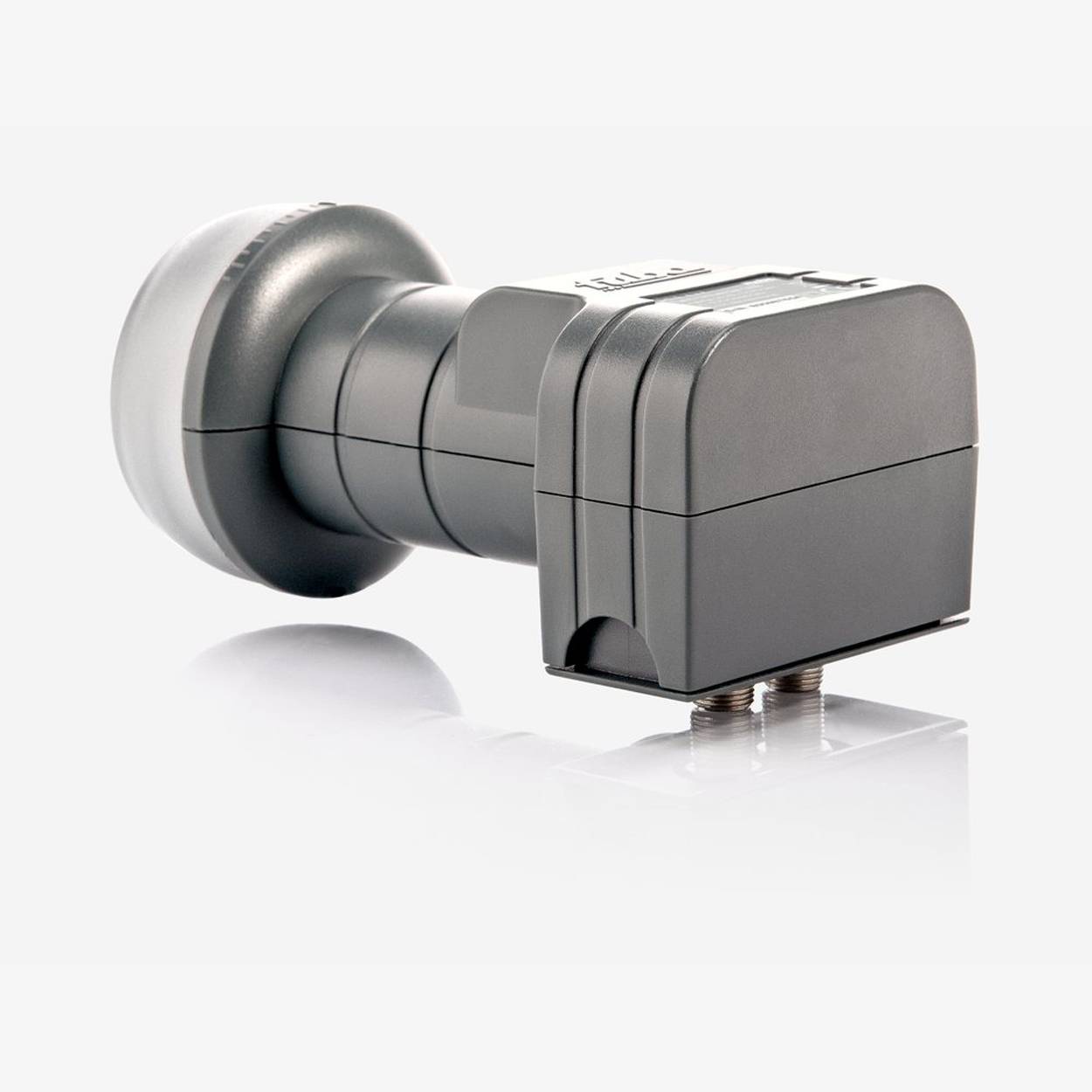 fuba DEK 217 Twin-LNB Teilnehmer-Anzahl: 2 Feedaufnahme: 40 mm Grau-1