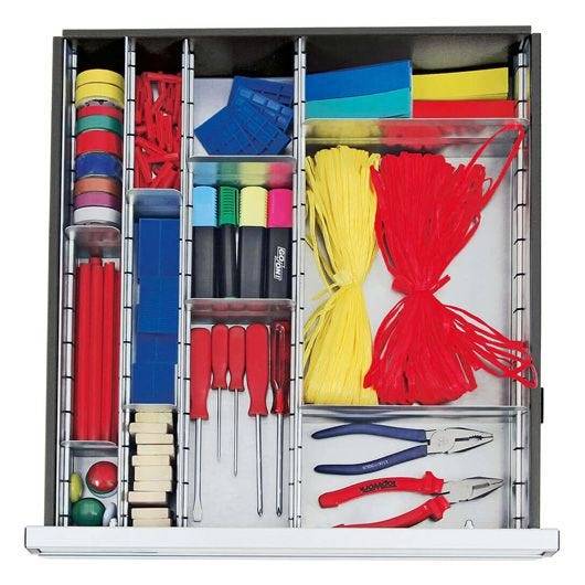 Stumpf Zubehör Einteilungs-Set, 12-teilig, für Schubladen 100mm, für T100/35, STS, ESTA, MovaFlex-0