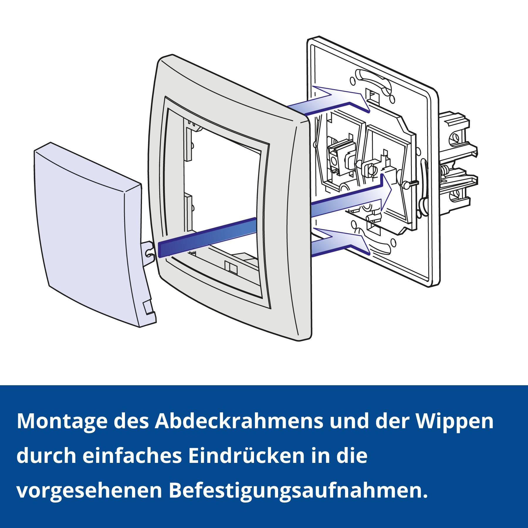 PRESTIGE-Line Unterputz-Datendose 2-fach RJ 45 Cat 5e UTP Keystone-3
