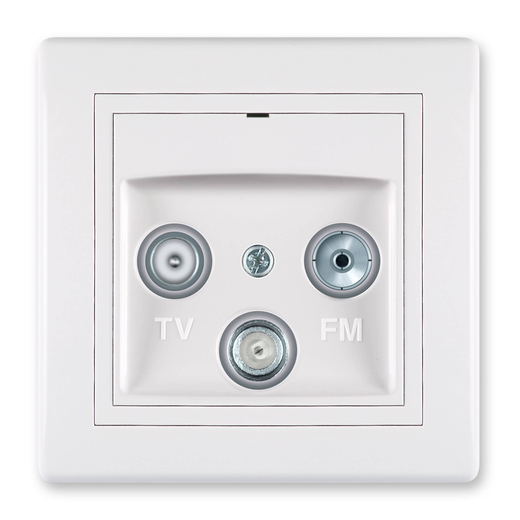 PRESTIGE-Line Unterputz-TV/RF/SAT Antennendose Abschlußdose mit drei Ausgängen-0