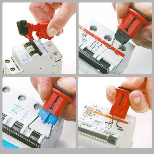 Verriegelungssystem für Schutzschalter, POS (Pin-Out Standard) Verriegelung-1