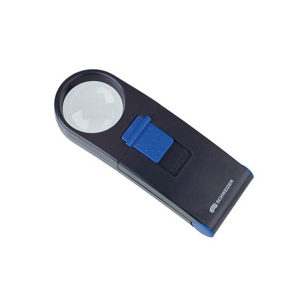 SCHWEIZER  Handleuchtlupe Basic-Line 8 x / Ø 35 mm, asphärisch