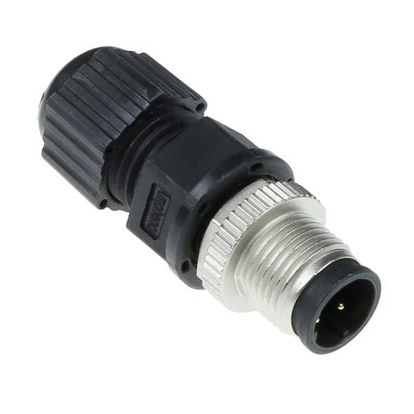 Amphenol M12D-04BMMA-SL8001 M SERIES 4-poliger Steckverbinder M12 D-Kodierung Lötstift