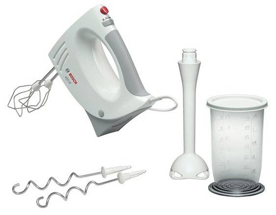 BOSCH Handrührer MFQ 3540 450 Watt mit Mixbecher weiß-0