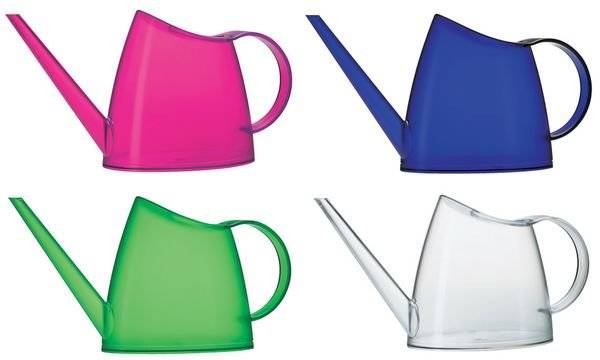 emsa Gießkanne FUCHSIA, 1,5 Liter, transparent-limettengrün (6461563)