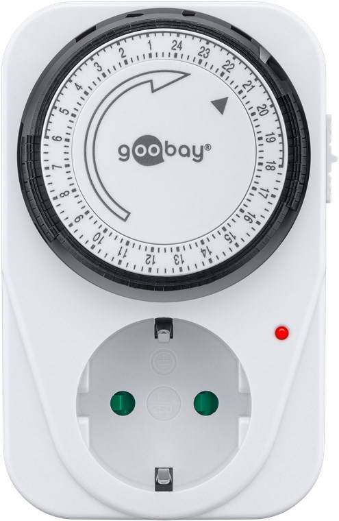 Goobay 3er-Set, Analoge Zeitschaltuhr Leicht zu bedienende analoge Zeitschaltuhr-2