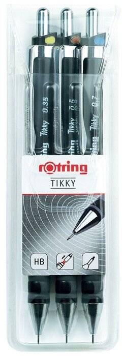 rotring Druckbleistift Tikky S0801310 3 St./Pack-0