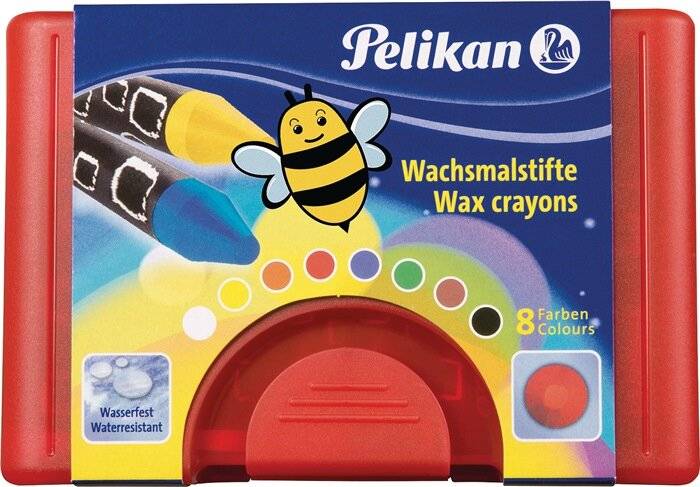 Pelikan Wachsmalstift 665/8 WF 723148 sortiert 8 St./Pack.-2