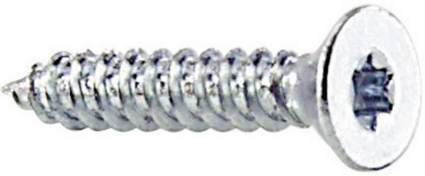 839573  Blechschrauben 4.2 mm 9.5 mm T-Profil DIN 7982   Stahl verzinkt 100 St.