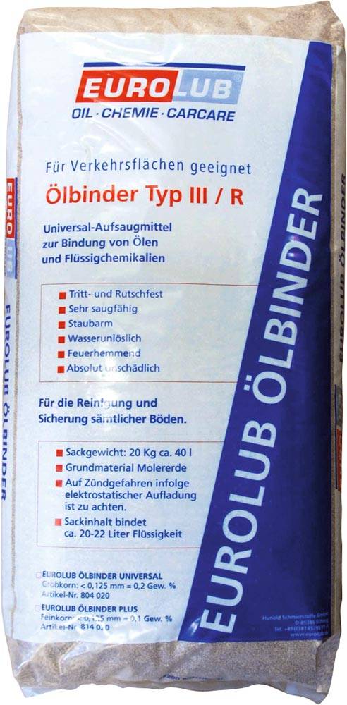 EUROLUB Ölbinder Plus (fein)Typ III/R (20 Kilogramm)-0