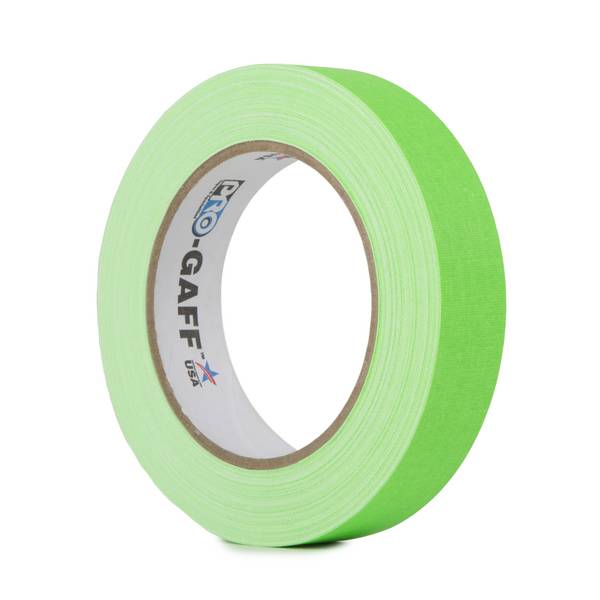 Pro Gaff® Matt Gaffer Tape Fluoreszierend Grün 22,8m x 24mm (LxB) 1 St.
