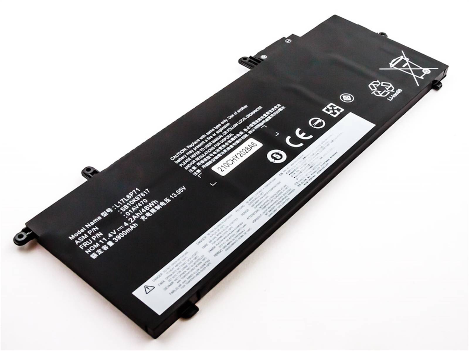 Akku kompatibel mit Lenovo SB10T83165-0