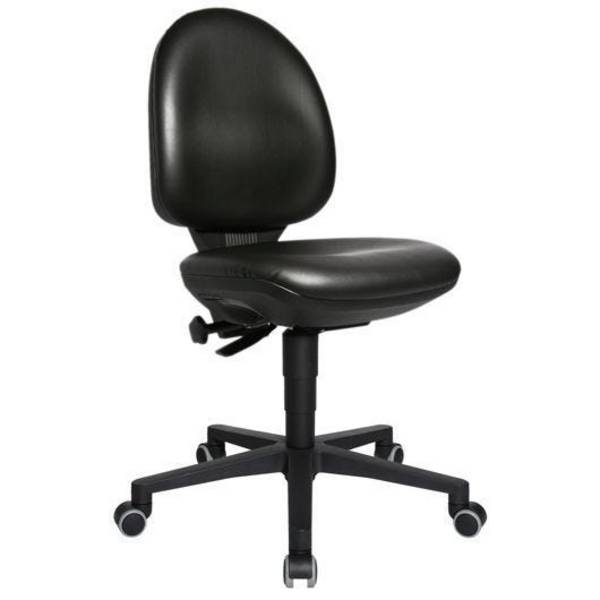 Topstar Bequemer Arbeitsdrehstuhl Tec 50, Kunstleder, Standard