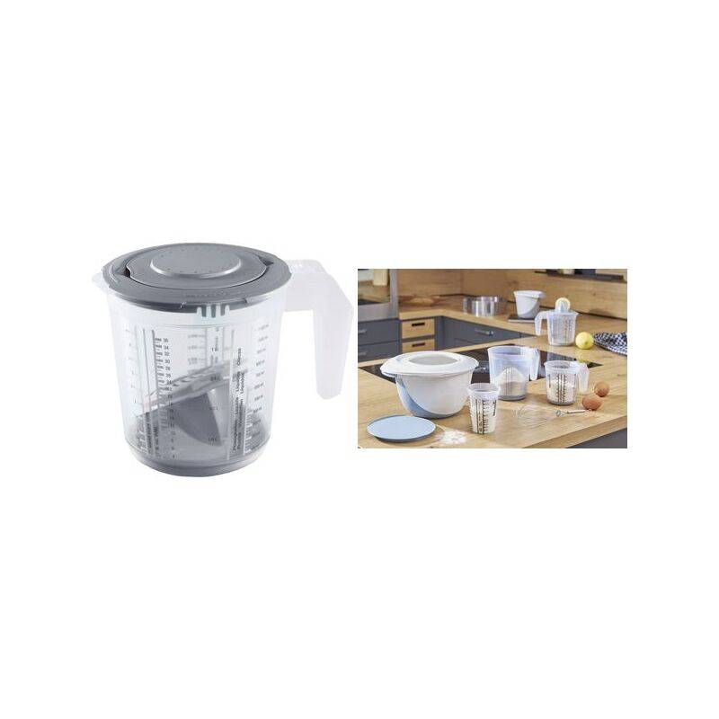 keeeper messkannen-Set "matteo", PP, nordic-grey/transparent (6440909)-0